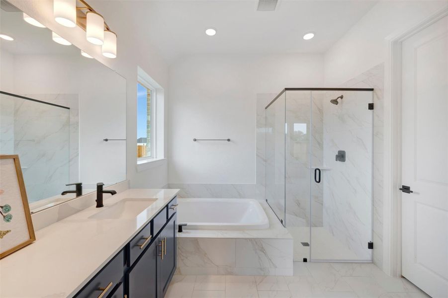 Furnished interior view inside a new home in The Grand Prairie - Meadow Collection, Hockley (Image 14).