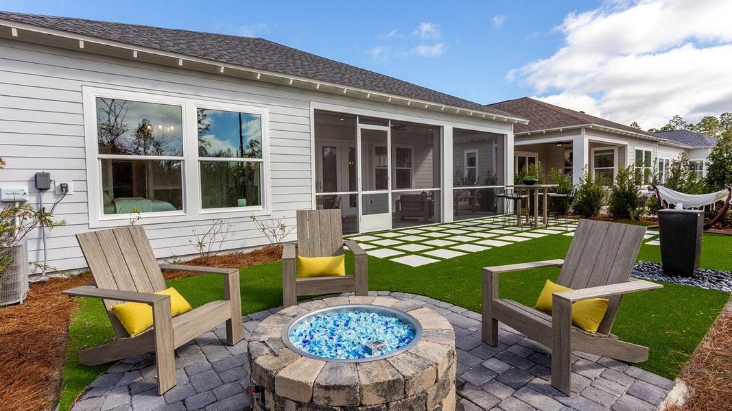 Outdoor Living - Rear Elevation Outdoor Living - Rear Elevation