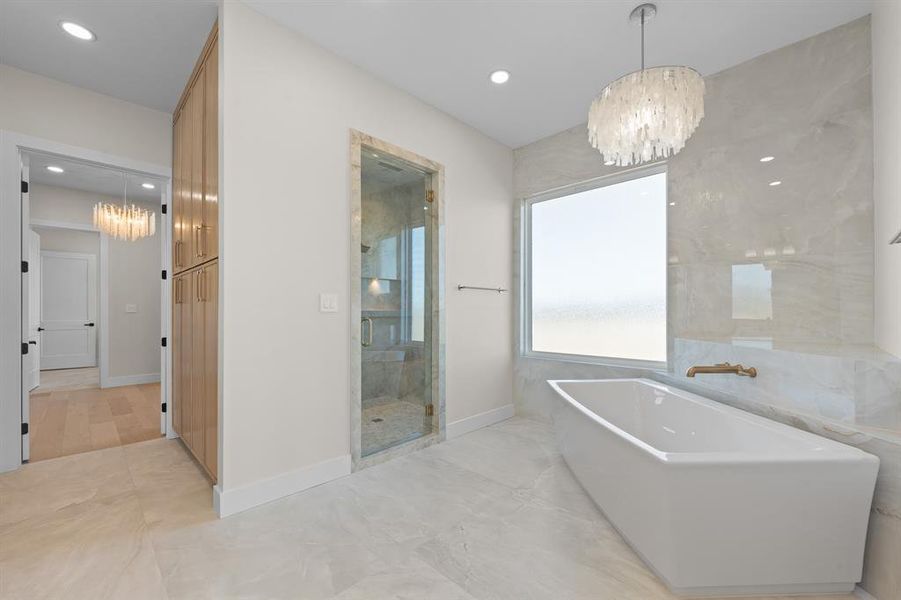 Furnished interior view inside a new home in , Godley (Image 9).