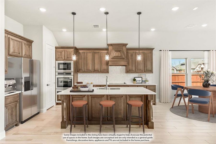 Furnished interior view inside a new home in Sunrise at Garden Valley, Waxahachie (Image 15). Furnished interior view inside a new home in Sunrise at Garden Valley, Waxahachie (Image 15).