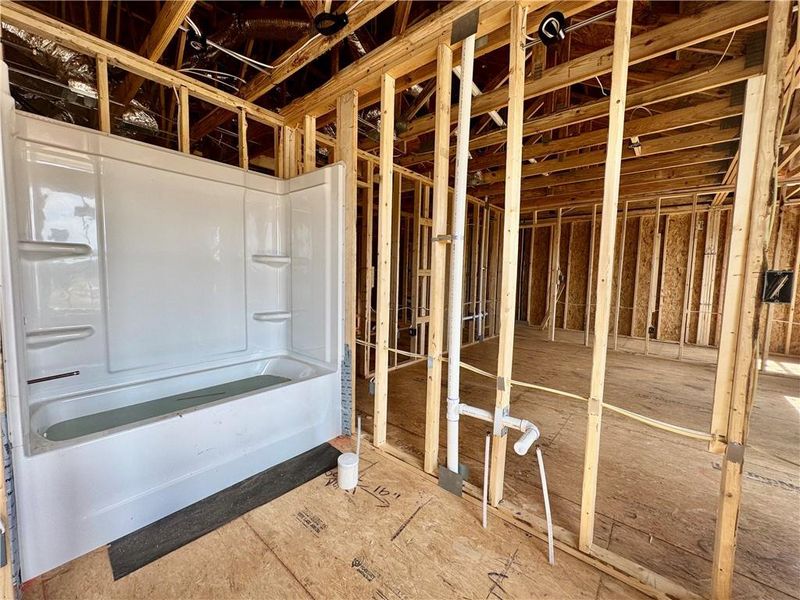 In-progress construction of a new home in Eastlyn Crossing, Flowery Branch, GA (Image 9). In-progress construction of a new home in Eastlyn Crossing, Flowery Branch, GA (Image 9).