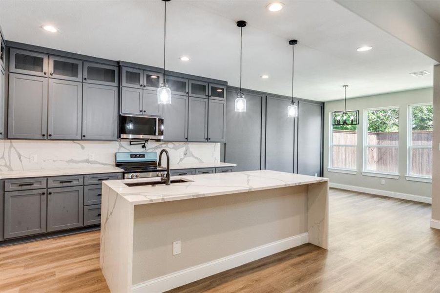 Furnished interior view inside a new home in , Dallas (Image 4). Furnished interior view inside a new home in , Dallas (Image 4).
