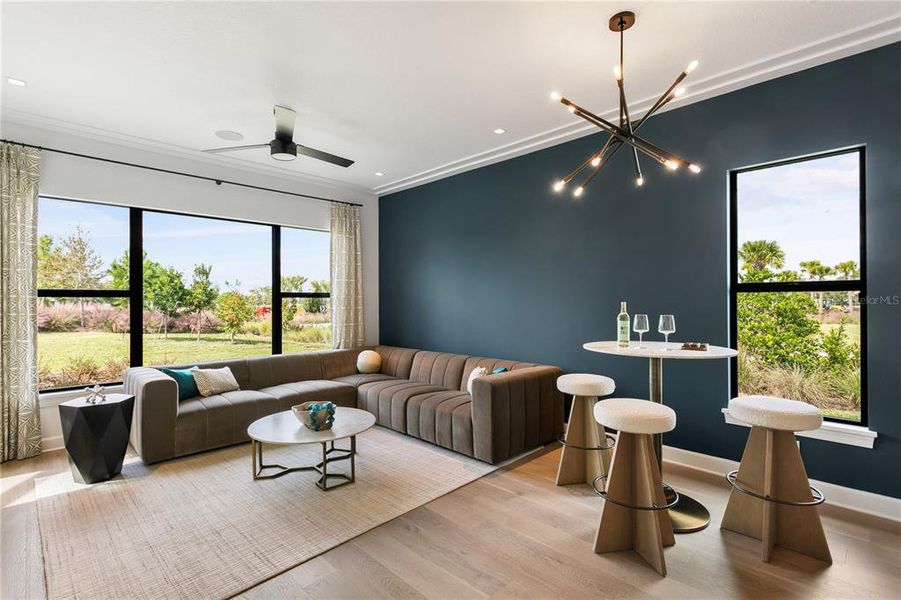 Furnished interior view inside a new home in , Odessa (Image 46).