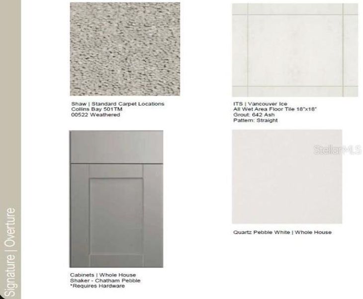 Design Selections ~ Home is under construction, selections are subject to change Design Selections ~ Home is under construction, selections are subject to change