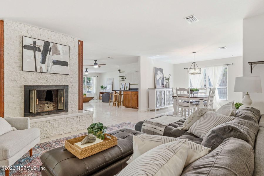 Furnished interior view inside a new home in , Jacksonville (Image 23).