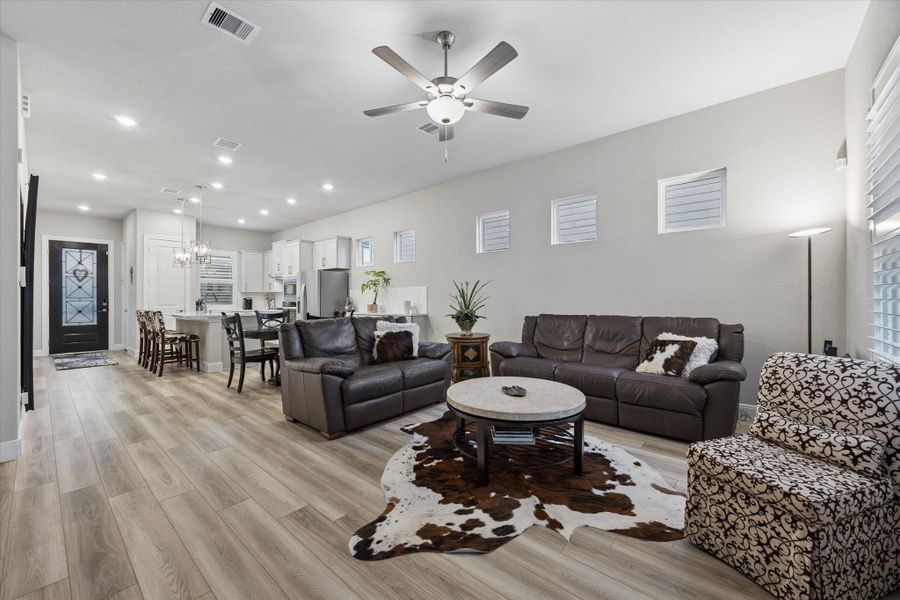 Furnished interior view inside a new home in Spring Brook Village - Luxe Series, Houston (Image 6).