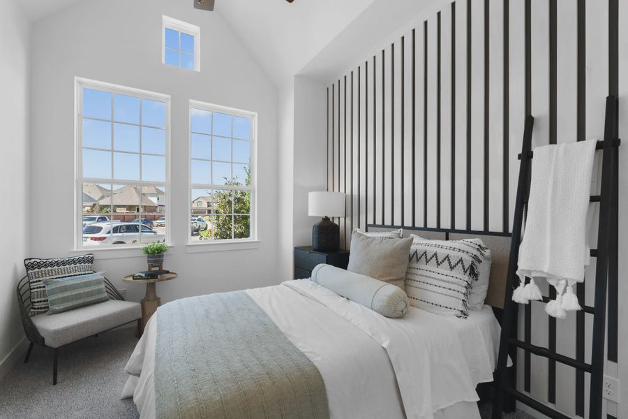 Representative furnished interior of a home built from the Orlando by Chesmar Homes in Brookewater 45's, Rosenberg (Image 5).