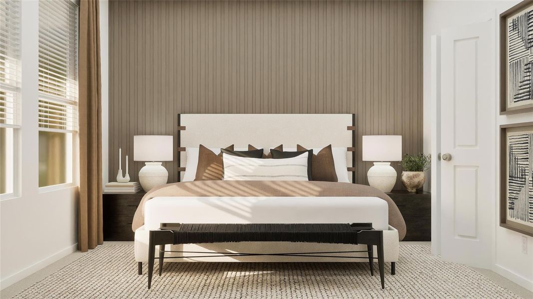 Furnished interior view inside a new home in The Grand Prairie, Hockley (Image 21).