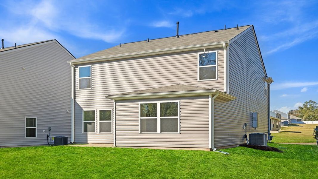 Exterior details and patio area of a home in Harrier Point, Woodruff (Image 20).