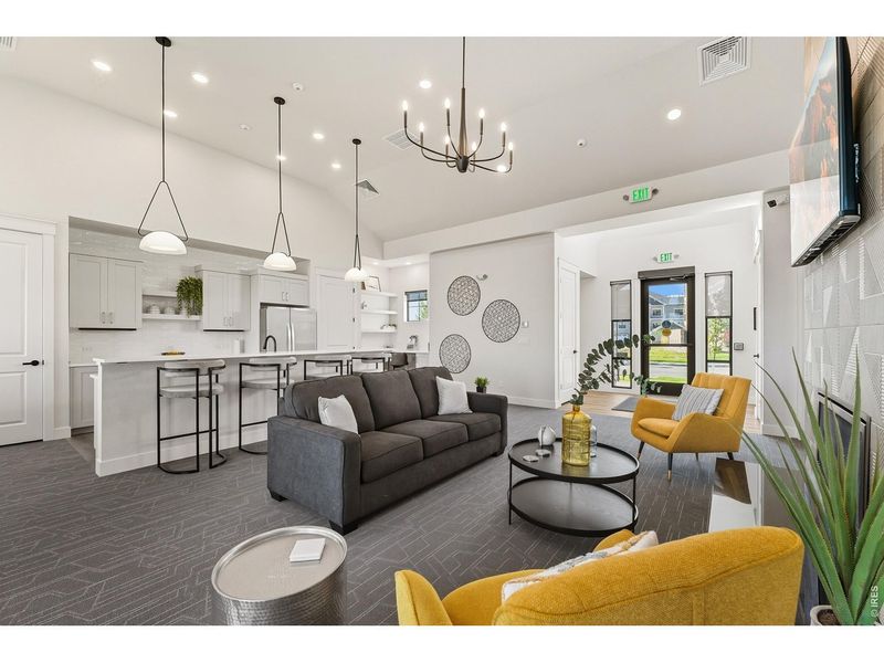 Furnished interior view inside a new home in , Loveland (Image 36).