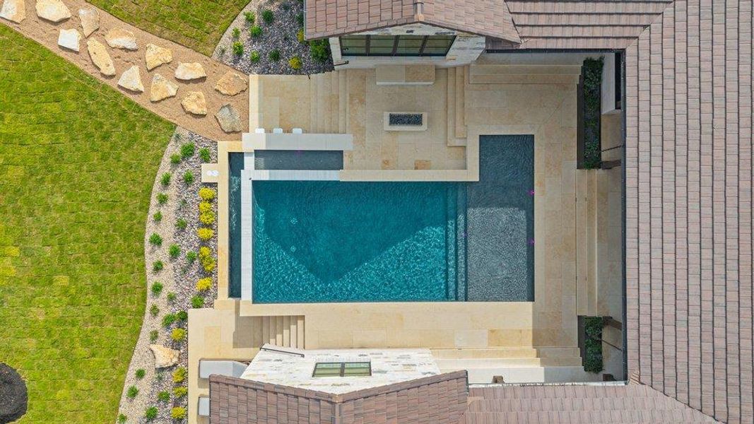 Exterior details and patio area of a home in , Spicewood (Image 25).