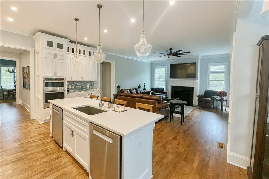 Furnished interior view inside a new home in , Atlanta (Image 6).