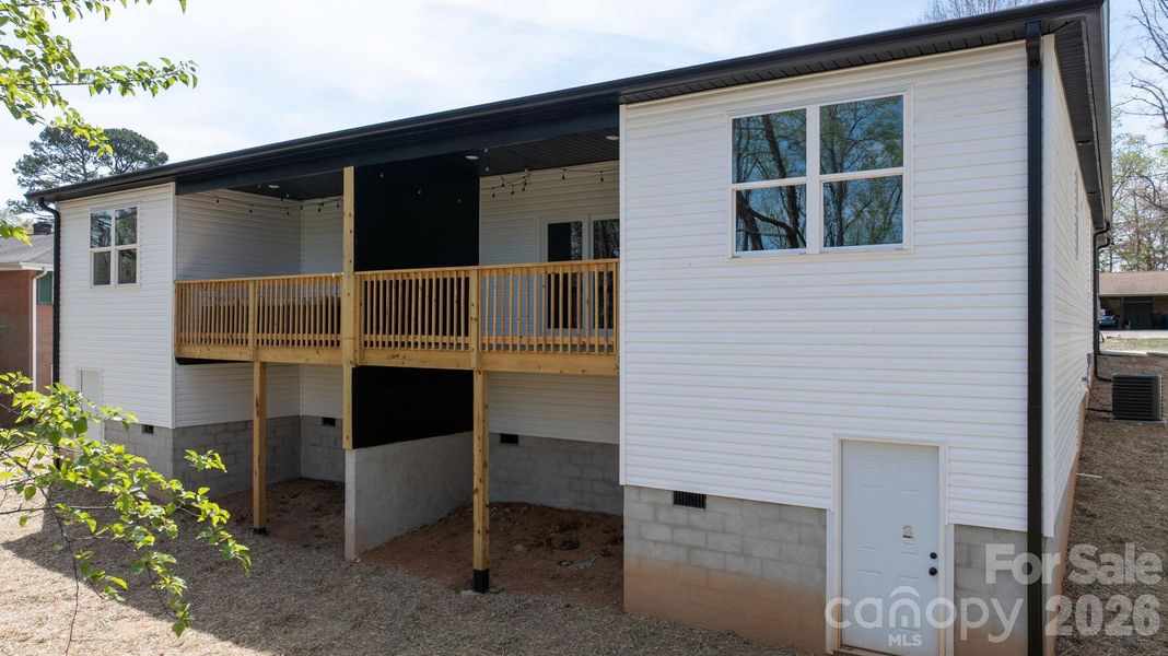 Exterior details and patio area of a home in , Hickory (Image 35).