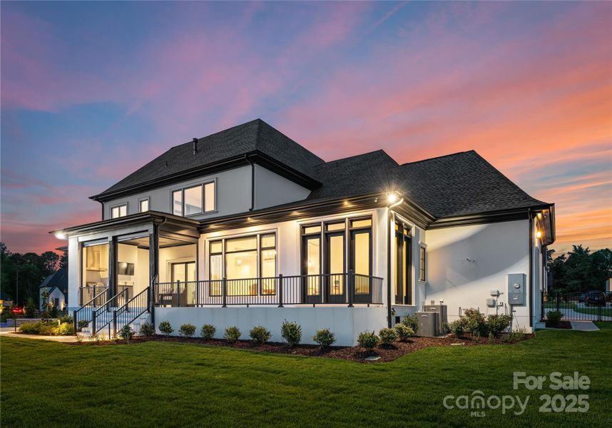 Front exterior of a new home in , Weddington, NC, highlighting curb appeal (Image 20).