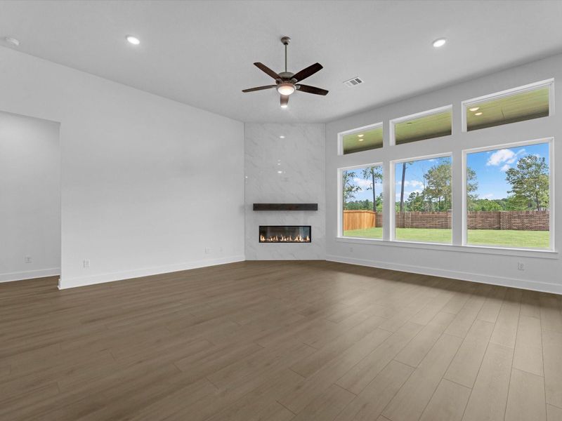 Spacious, unfurnished interior of a new home in Woodson’s Reserve, Spring (Image 27).