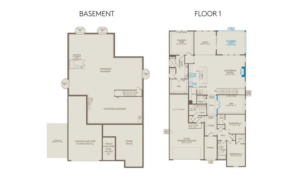 2D floor plan layout of this home in Independence, Elizabeth, CO (Image 3).