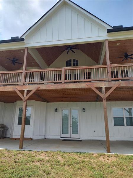 Front exterior of a new home in , Dallas, GA, highlighting curb appeal (Image 27).