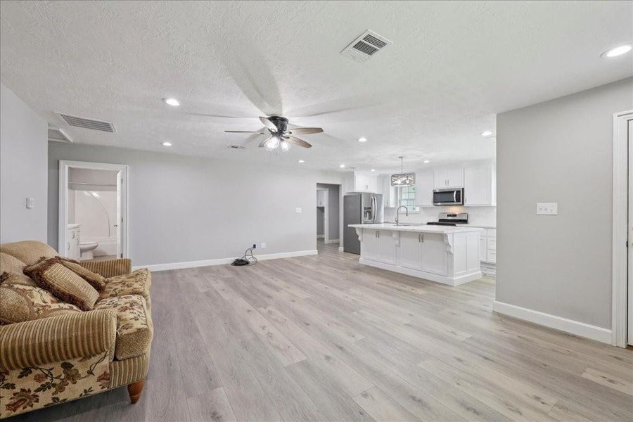 Furnished interior view inside a new home in , Orange (Image 7). Furnished interior view inside a new home in , Orange (Image 7).