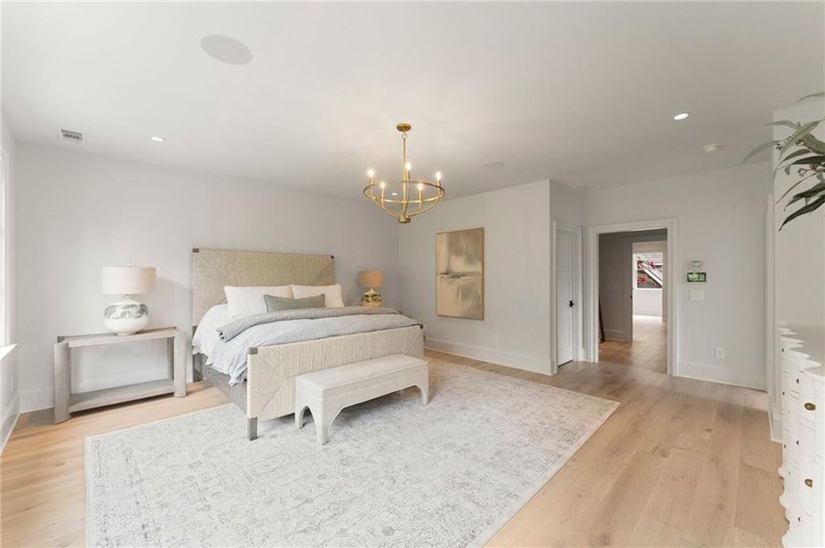 Furnished interior view inside a new home in , Dawsonville (Image 70).