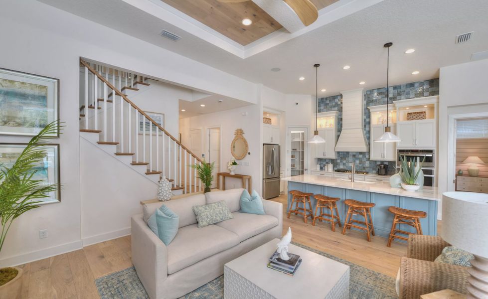 Furnished interior view inside a new home in Seabrook Village II, Ponte Vedra (Image 10). Furnished interior view inside a new home in Seabrook Village II, Ponte Vedra (Image 10).