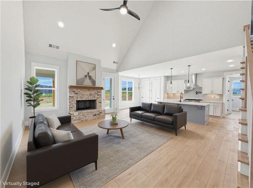 Furnished interior view inside a new home in , Rydal (Image 18). Furnished interior view inside a new home in , Rydal (Image 18).