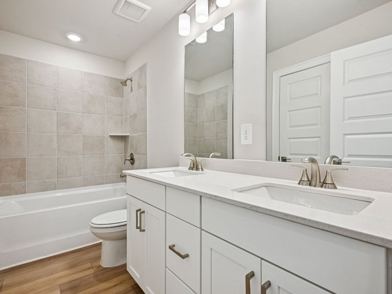 Furnished interior view inside a new home in Hemingway - Highland Series, Cumming (Image 10).