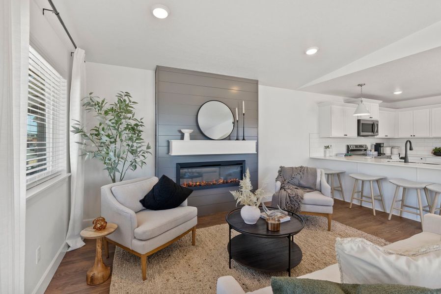 Furnished interior view inside a new home in Feather Ridge, Redmond (Image 16).