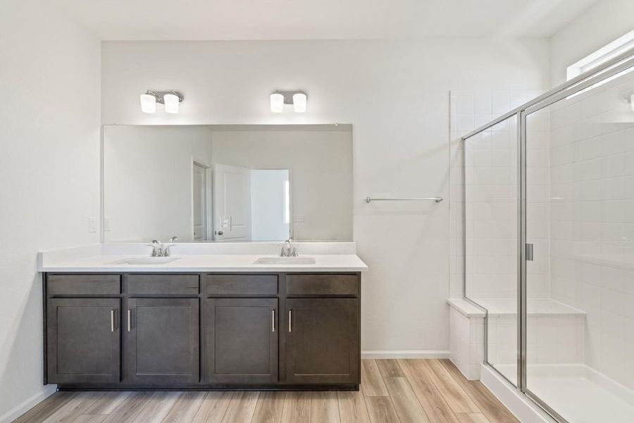 Furnished interior view inside a new home in Bennett Crossing Reserve, Bennett (Image 12).