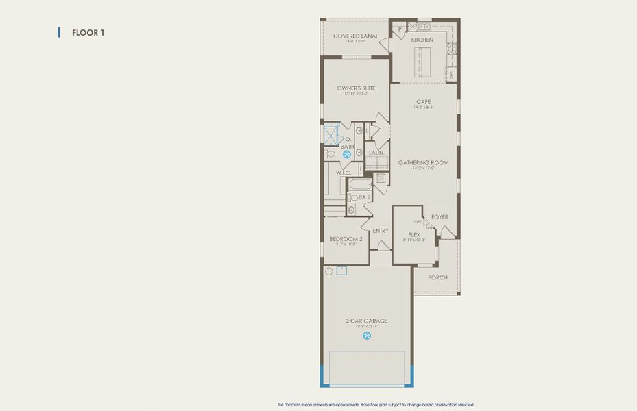 Candlewood Floor Plan, Quick Move-In Home, Floor 1