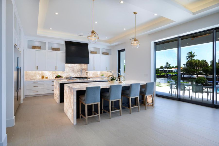 Furnished interior view inside a new home in , North Palm Beach (Image 19).