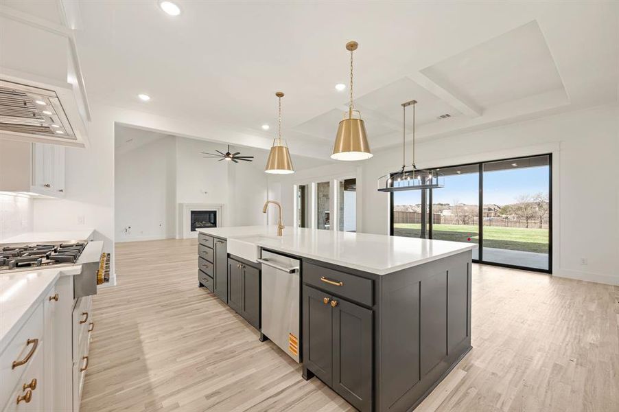 Furnished interior view inside a new home in , Haslet (Image 8).