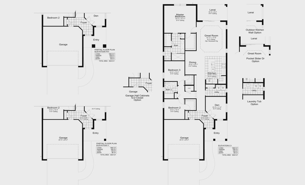 2D floor plan layout for the Dream 2 by Neal Communities in Wildleaf at North River Ranch, Parrish, FL (Image 4).