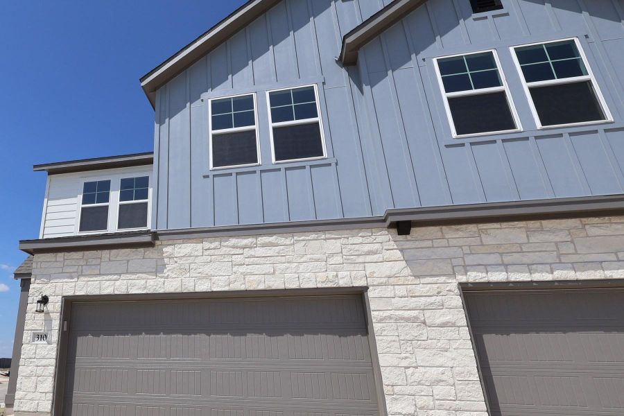 Exterior details and patio area of a home in Union Collection at Park Central, Georgetown (Image 13). Exterior details and patio area of a home in Union Collection at Park Central, Georgetown (Image 13).