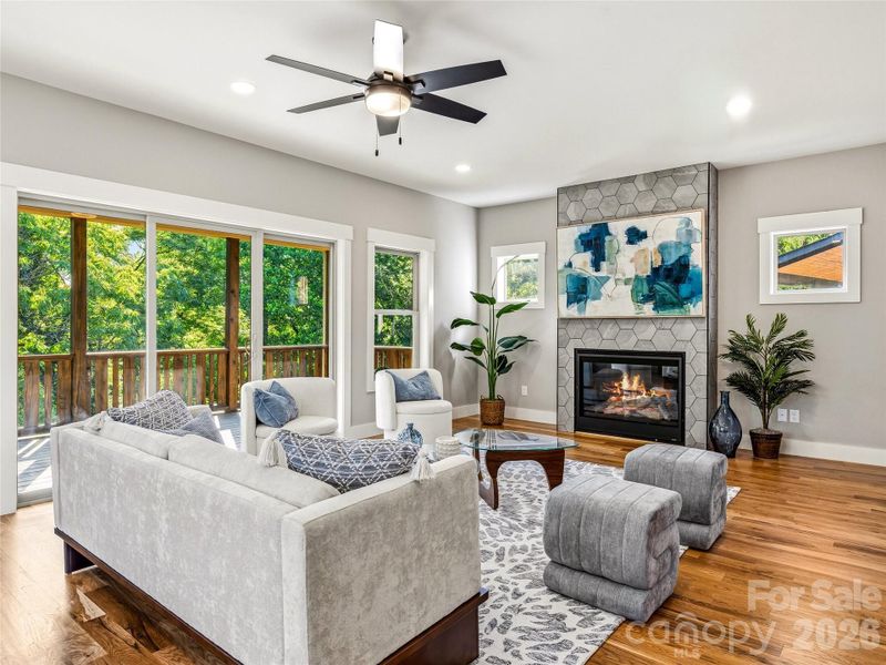 Furnished interior view inside a new home in , Asheville (Image 6).
