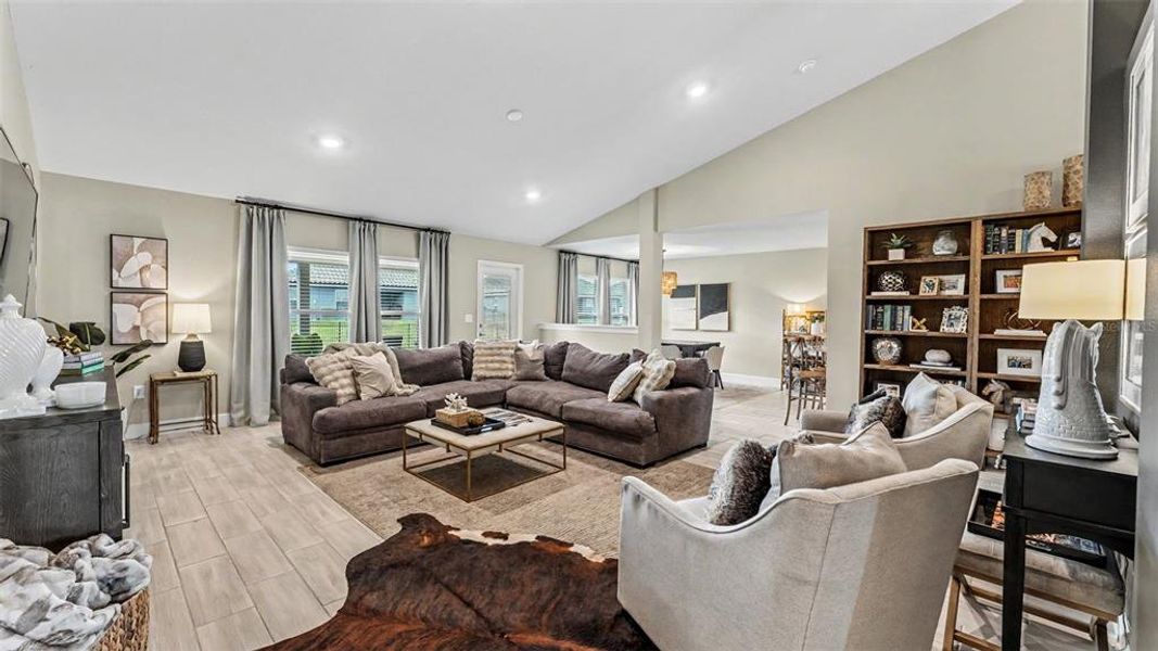 Furnished interior view inside a new home in Lake Juliana Estates, Auburndale (Image 6).