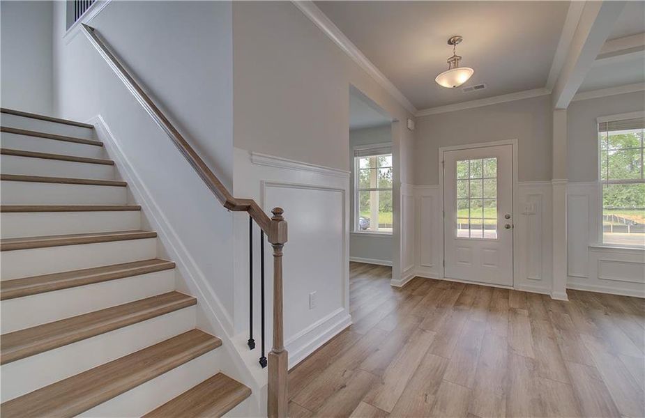 Spacious, unfurnished interior of a new home in Cambria at Traditions, Hampton (Image 14). Spacious, unfurnished interior of a new home in Cambria at Traditions, Hampton (Image 14).