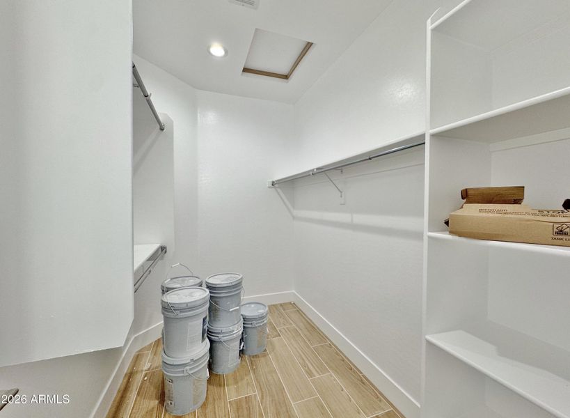 Large walk in master closet Large walk in master closet