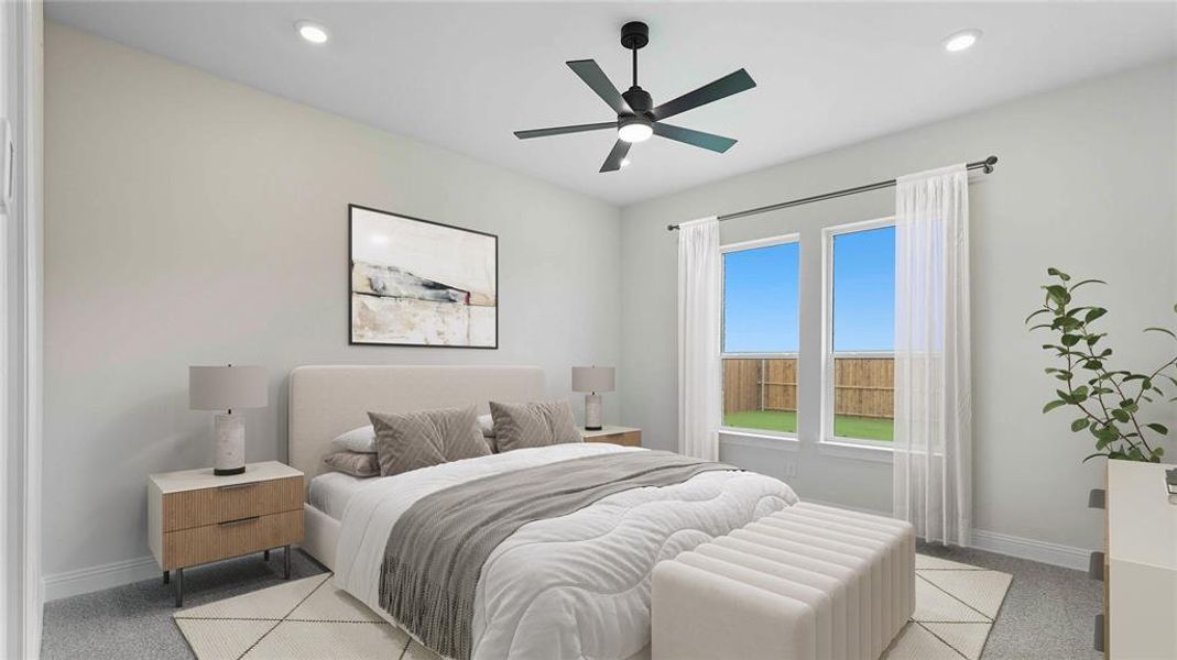 Furnished interior view inside a new home in Clearview Ranch, Royse City (Image 11).