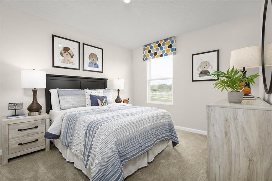 Representative furnished interior of a home built from the Willow by Ryan Homes in Vista Trace, Belleview (Image 14).