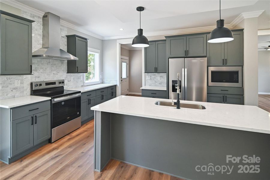 Furnished interior view inside a new home in , Morganton (Image 13).