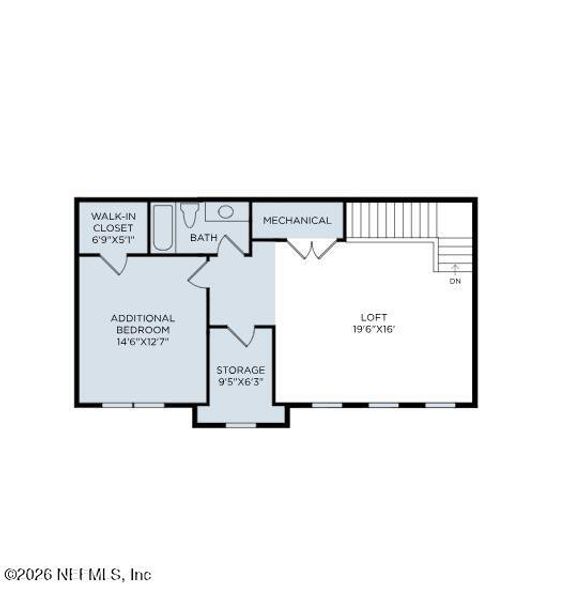 2D floor plan layout of this home in , St. Johns, FL (Image 4).