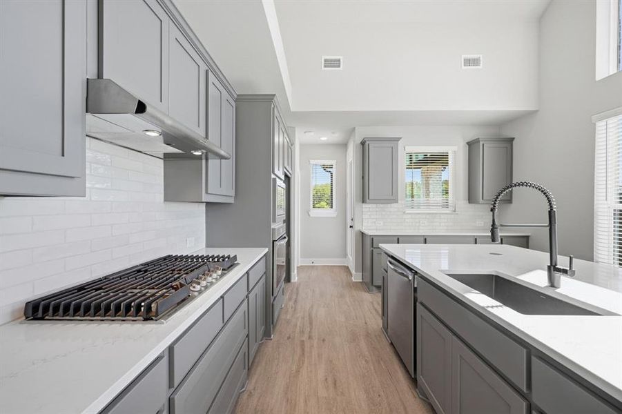 Furnished interior view inside a new home in Bel Air Village: 40ft. lots, Sherman (Image 9).