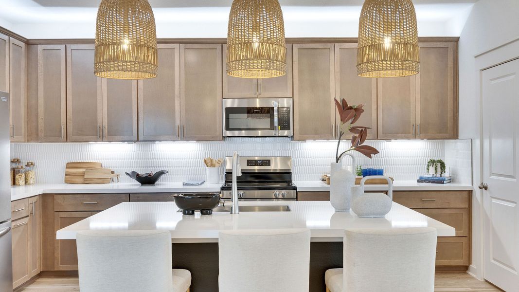 Representative furnished interior of a home built from the Meyerson by DRB Homes in Hunters Glen, Jarrell (Image 16).