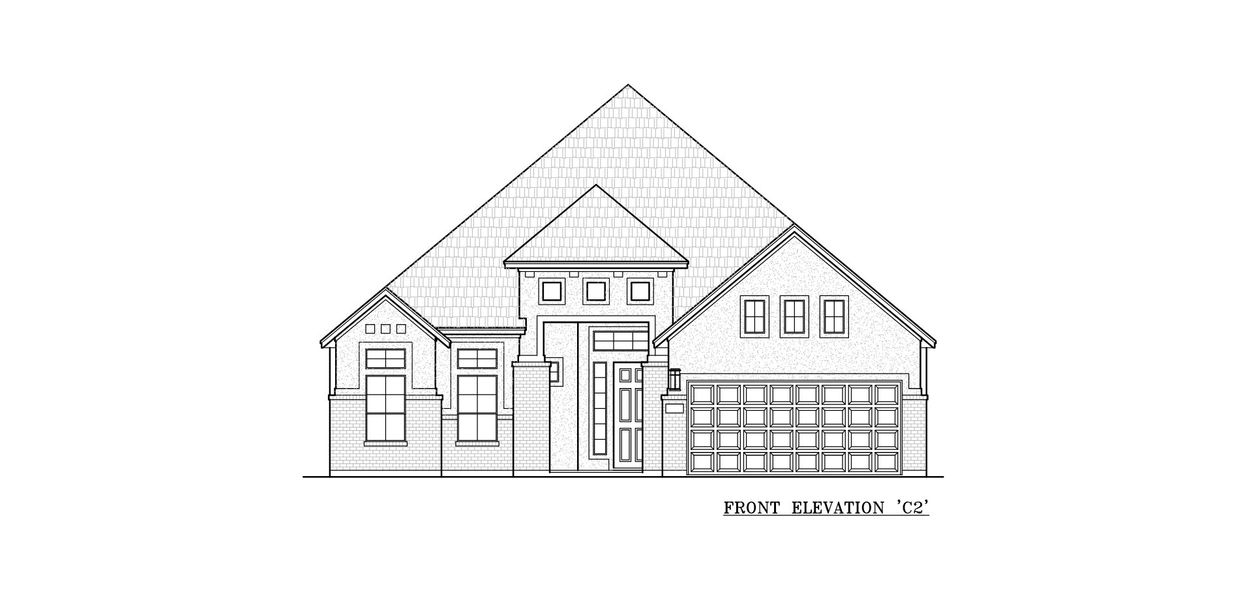 Exterior rendering of this home design in Audubon, Magnolia, TX (Image 25). Exterior rendering of this home design in Audubon, Magnolia, TX (Image 25).