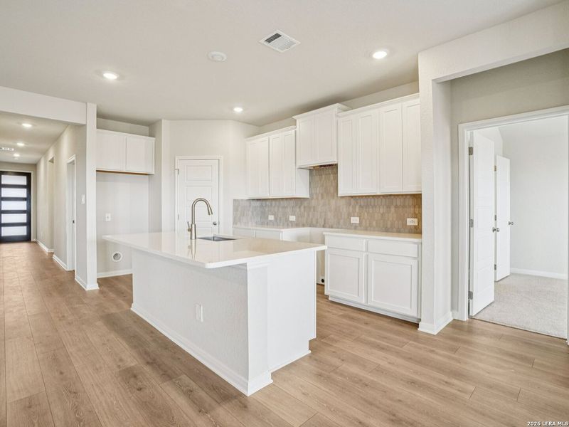 Furnished interior view inside a new home in Legendary Trails - Premier Series, Cibolo (Image 5).