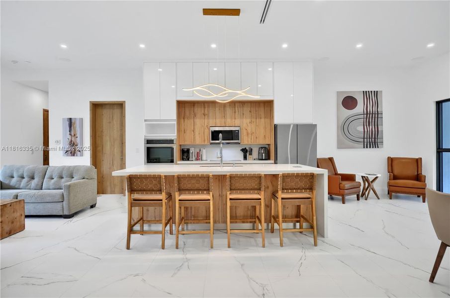 Furnished interior view inside a new home in , Naples (Image 27).