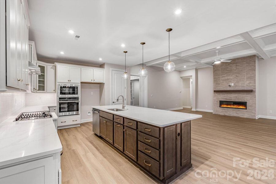 Furnished interior view inside a new home in , Charlotte (Image 10).