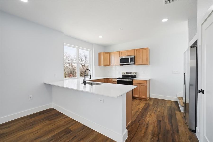 Furnished interior view inside a new home in , Denton (Image 7).