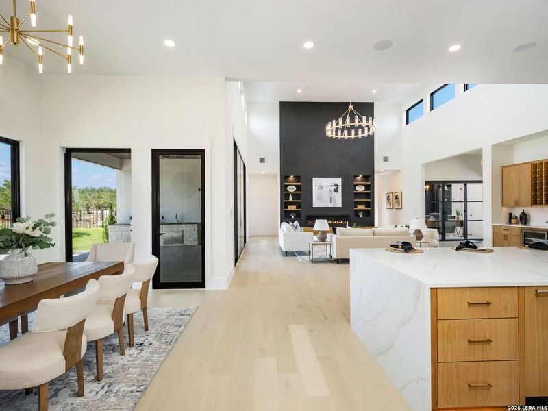 Furnished interior view inside a new home in , Boerne (Image 48).
