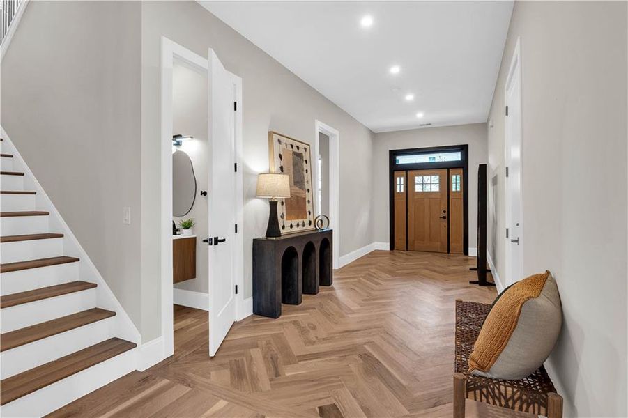 Furnished interior view inside a new home in , Decatur (Image 11).